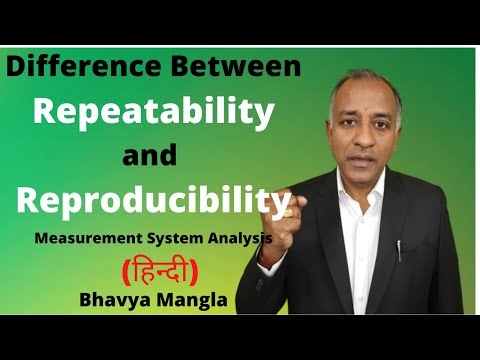 Difference between Repeatability and Reproducibility (MSA): IATF 16949 | HINDI | Bhavya Mangla