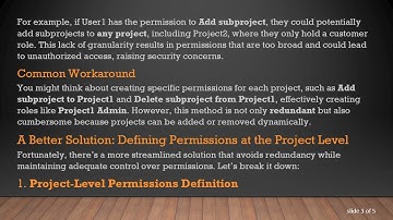 Understanding RBAC Nested Permissions for Project Management