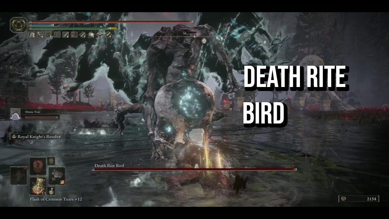 Elden Ring - [Melee Bonk Build] Death Rite Bird (DLC)