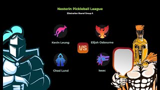 Nesterin Pickleball League: September 13 || Elimination Round || Game 4