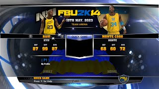 MONTE vs NAVI (NBA 2K14 2023)