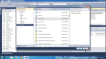 C# GUI TUTORIAL #24 (ADD, EDIT, UPDATE, DELETE) - How To Create A New Form In Existing Project