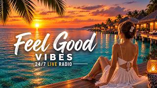 The Good Life Radio • 24/7 Live Radio | Best Relax House, Chillout, Study, Running, Gym, Happy Music