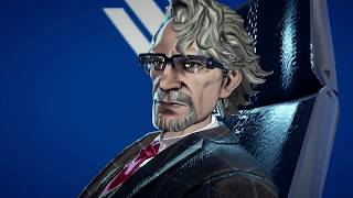 Astral Chain - File 2 Awake: Zone 10 Police HQ: Yoseph Calvert Briefs Player & Akira Cutscene (2019)