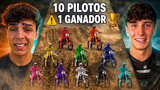 Enfrenté a 10 Pilotos de Motocross En 5 Pruebas Extremas‼️