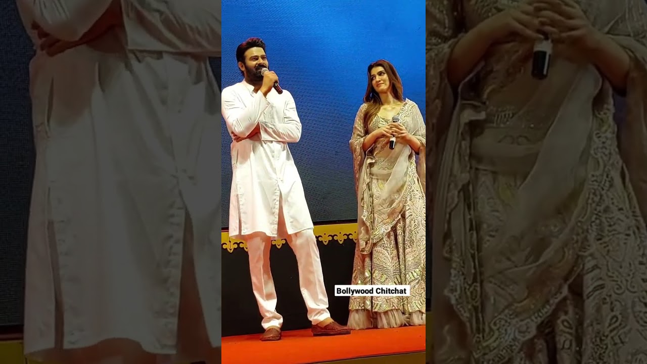 Rumours say Prabhas and Kriti are dating,just look how she is looking at him😘 