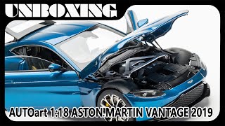 ASTON MARTIN VANTAGE 2019  \/ 1:18 AUTOart car model \/ 4k video by AMR \/ unboxing