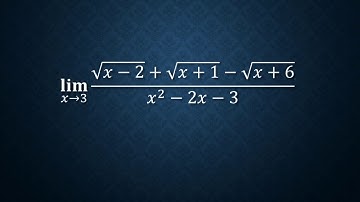 Limit of Rational Function with 3 Radicals