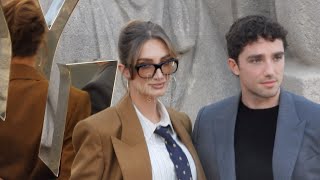 Mathilde Pinault @ Paris Fashion Week 29 september 2025 show Yves Saint Laurent YSL Details