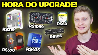 HORA DO UPGRADE NO PC! RYZEN, CORE I3, GABINETE E VÁRIOS OUTROS! PROMOÇÃO SEMANAL DE HARDWARE #05