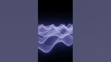 3D Particle Wave Animation Created Using Blender