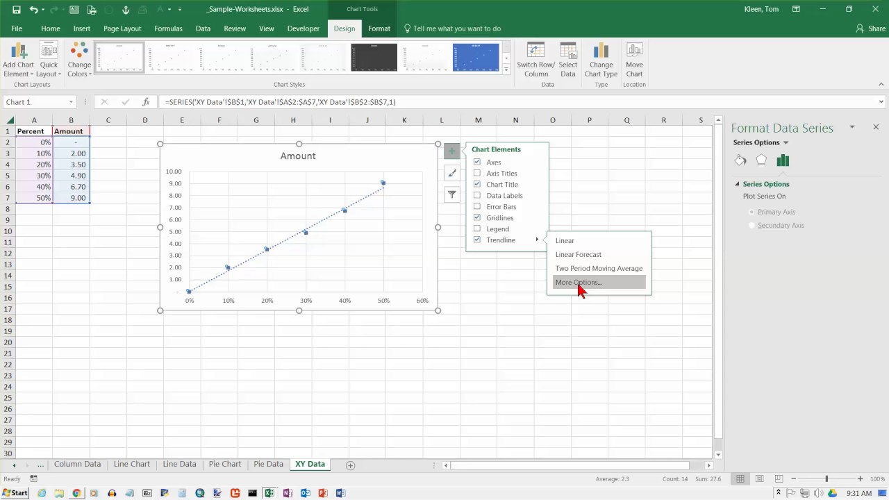 How To Create Xy Chart In Excel 2010