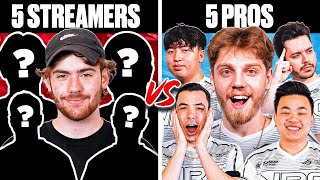 Can 5 Streamers Beat 5 VALORANT Pros (CLASSIC ONLY)