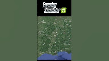 FS25 USA Map REAL LOCATION #fs25 #farmsimnews