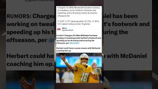 Justin Herbert Undergoes Technical Overhaul to Boost Performance #americanfootball #nfl #usa