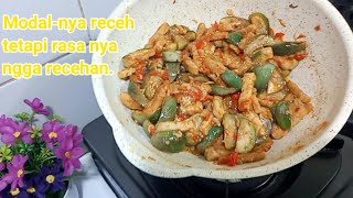 Lagi-lagi pesan pepaya yang sampai terong,modal receh tapi rasa ngga recehan