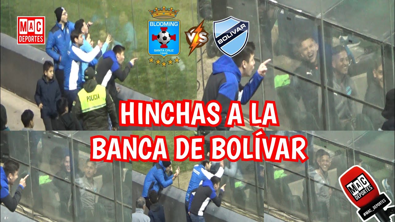 🔥Cruce de hinchas de Blooming y jugadores de Bolívar | Mac Deportes