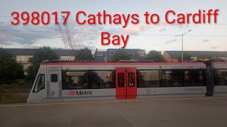 Class 398017, Cathays to Cardiff Bay publictransport​ #railway​ #tfw​ #trainspotting​ #tramtrain​ 