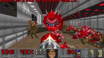 Doom Zone 400 (2021) MAP08: "Natasha Ozone Research" UV Max Speedrun 2:24 100% Kills 100% Secrets