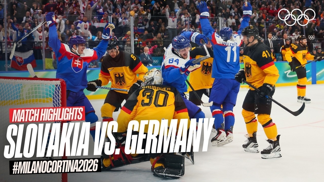 🇩🇪 Germany vs. Slovakia 🇸🇰 | #MilanoCortina2026 Men's Ice Hockey Highlights