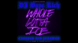 BIGWALKDOG - WHOLE LOTTA ICE Ft. Lil Baby \& Pooh Shiesty ( CHOPPED AND SCREWED )