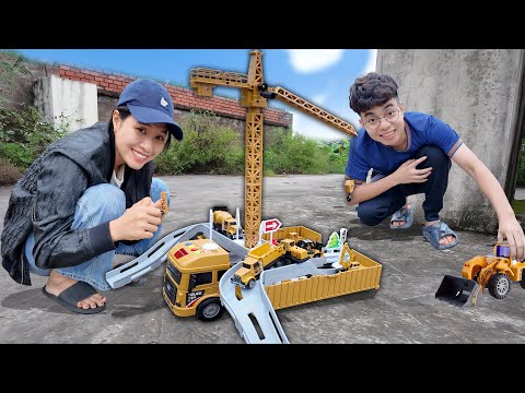 Thắng Tê Tê Lắp Ráp Xe Ô Tô Container Gắn Cần Cẩu Trở Tất Cả Các Loại Xe Công Trình