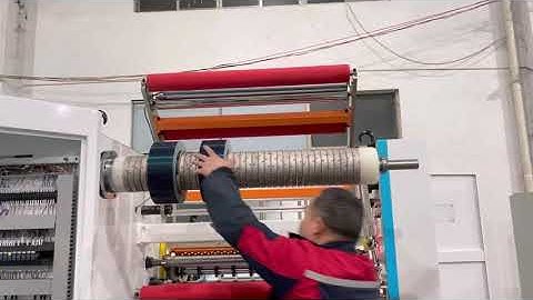 CFRTP Slitting Machine Unloading Small Rolls