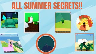 ALL *SUMMER SECRETS* IN LIVETOPIA ROBLOX