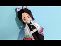 Cómo hacer un muñeco de Shinobu Kocho (Kimetsu no Yaiba) #demonslayer #anime #plush #tutorial