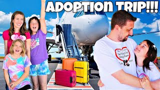 First Flight EVER! | Adoption TRIP!