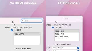Mac Studio + HDMI Dummy Adapter (fitHeadless4K)
