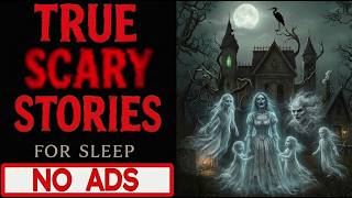 [NO ADS] 6 Hours True Horror Stories for Sleep | Gentle Rain Sounds | Black Screen Vol. 14