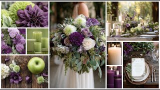 Fresh and Romantic Purple and Green Wedding Ideas