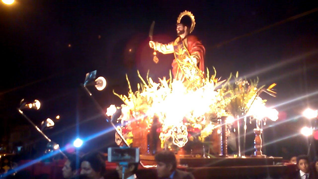 llegada de San Bartolome a inmaculada concepcion huacho 2017