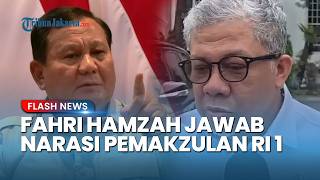 Saiful Mujani's video on Prabowo's impeachment goes viral, Fahri Hamzah gives a sharp response!