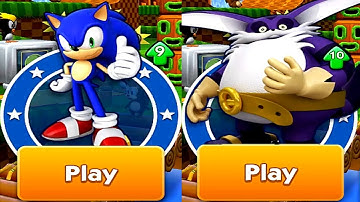 Sonic Dash Sonic VS Big Gameplay (iOS, Android) Part 1