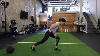 Split Stance Mini Band Row