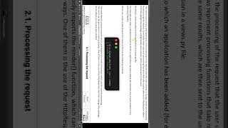 part 1 Django 2 1  Processing the request #coding #programming #django #djangoprojects #djangopython