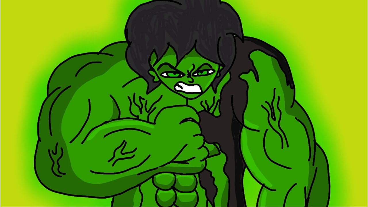 Furious Hulk transformation 