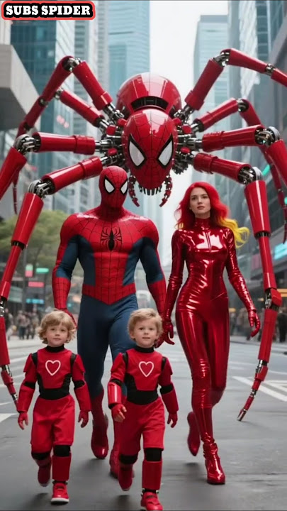 Spiderman With spider And Hulk Gorila With Thier Family #marveltoys #spideman
