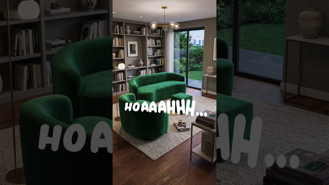 Stylish Green Sofa