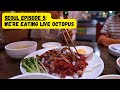 Eating LIVE OCTOPUS!