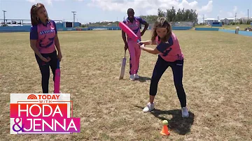 See Hoda & Jenna try out Bermuda’s beloved sport: cricket!