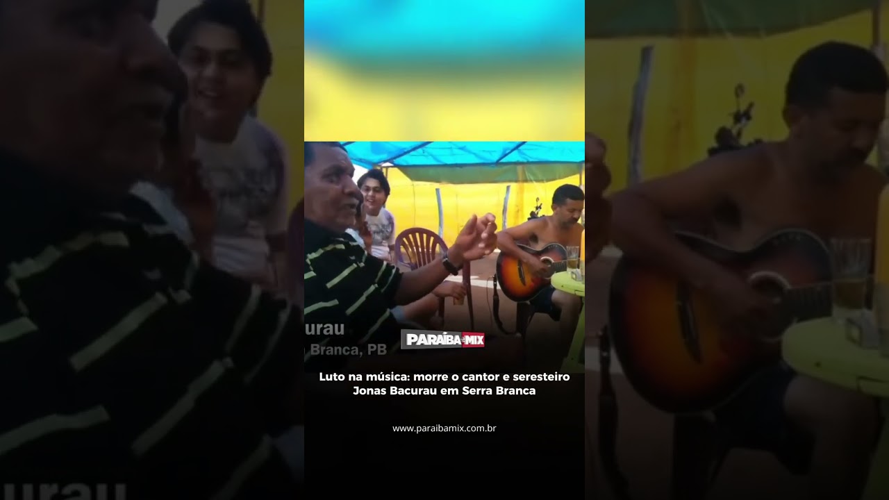 Luto na música: morre o cantor e seresteiroJonas Bacurau em Serra Branca