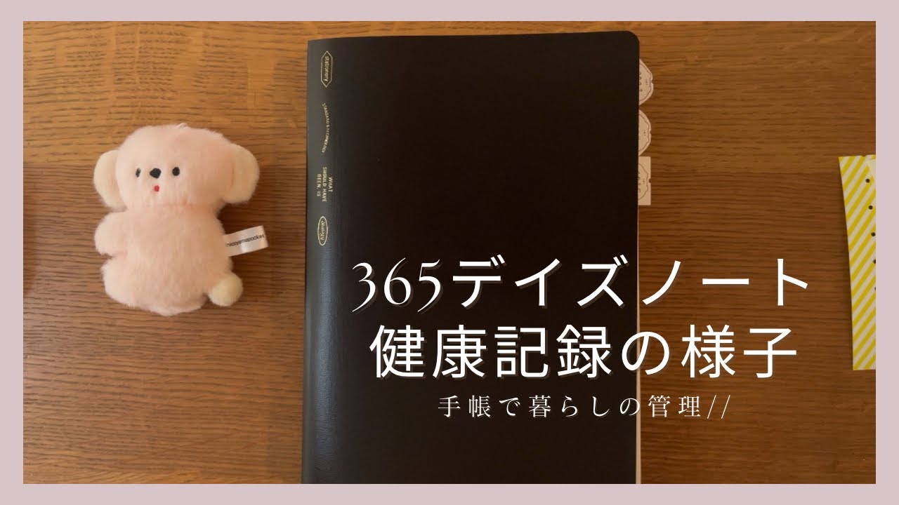 ［365デイズノート］一生使う予定の健康記録ノート //
