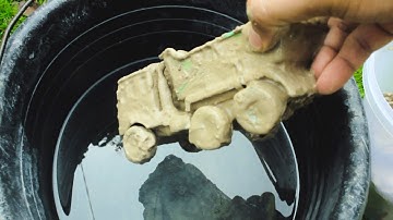 Cleaning Toy Cars, Sand Trucks, Gani Cars, Pickup Trucks, Police Cars