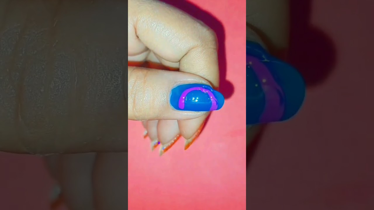 New unique Easy nail art at Home🏡💅🏻🎀✨ 