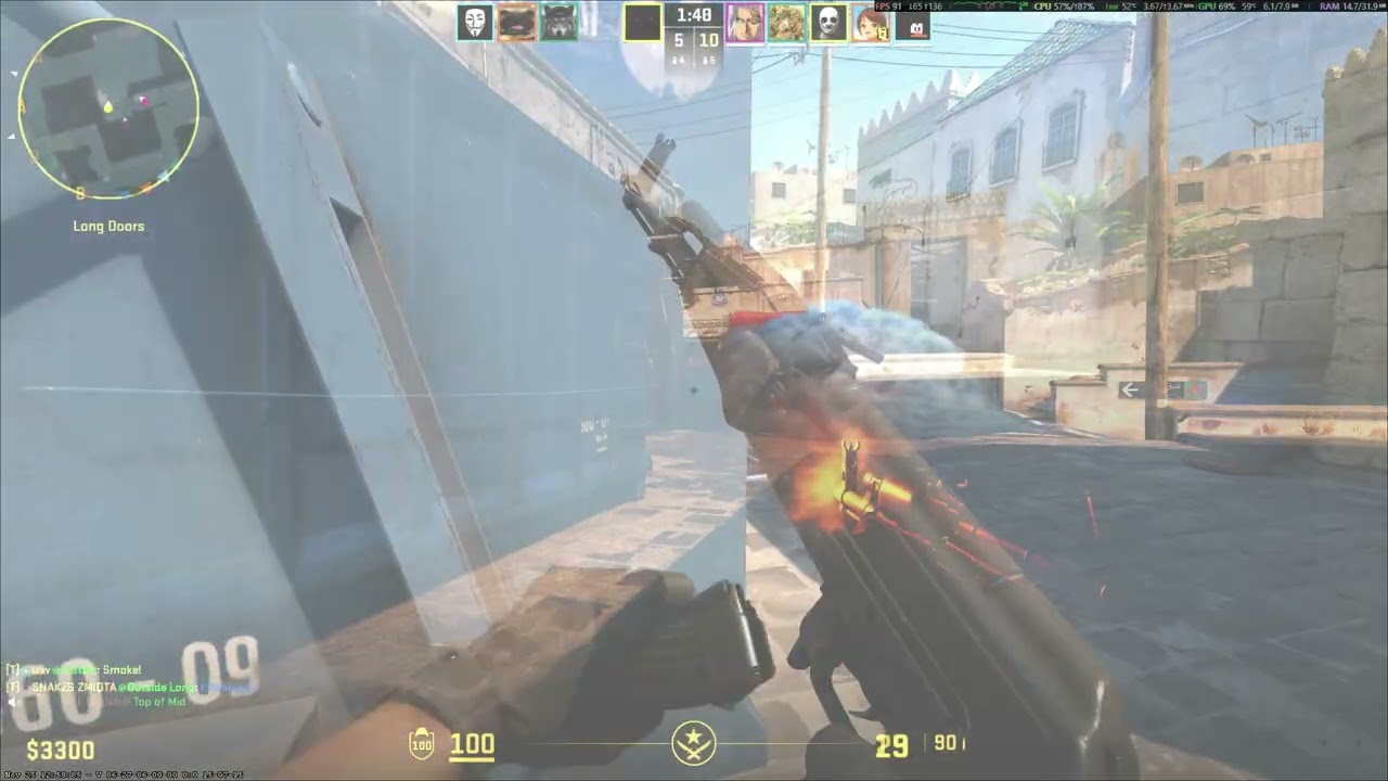 Atletka trolling on CS2