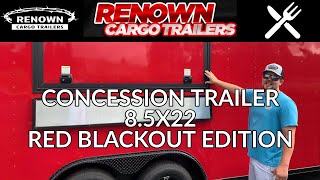 Concession Trailer | Food Trailer | Mobile Cafe | Renown Cargo Trailers 30ft Concession Trailer Food Trailer