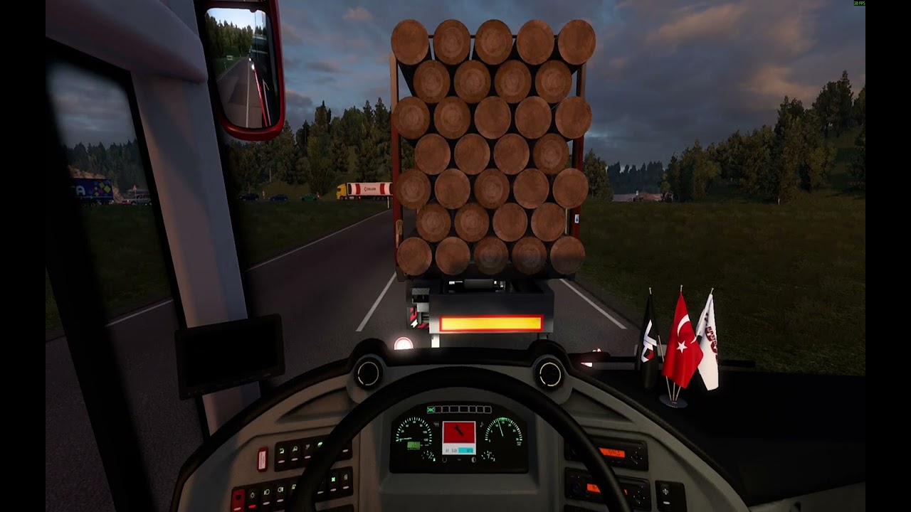 Euro Truck Simulator 2 bafra kırklareli seferi